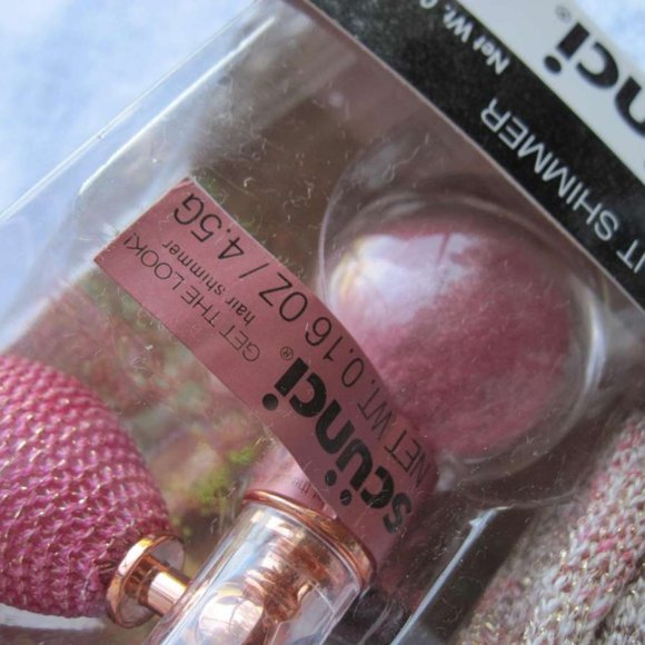 Scunci Instant Hair Shimmer Sparkling Glimmer Glitter Pink Silver Gold Ribbon - Picture 3 of 16